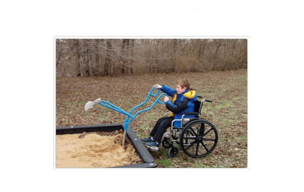 Экскаватор песочный специальный для детей кресло-колясках Hercules 4842 600_380