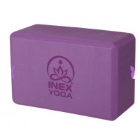 Блок для йоги Inex EVA Yoga Block YGBK-PR 23x15x10 см, фиолетовый