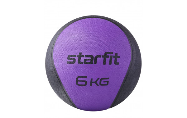 Медбол высокой плотности 6 кг Star Fit GB-702 фиолетовый 600_380