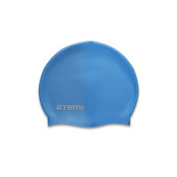 Шапочка для плавания Atemi SC103 силикон, голубой