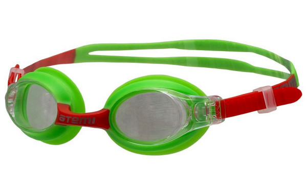 Очки для плавания Atemi M304 зеленый\красный 600_380
