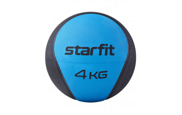 Медбол высокой плотности 4 кг Star Fit GB-702 синий 600_380