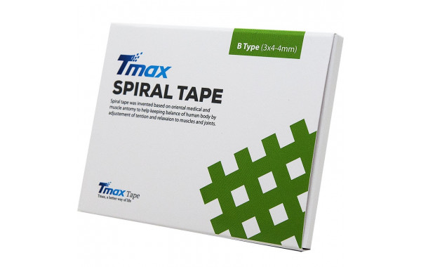 Кросс-тейп Tmax Spiral Tape Type B (20 листов), 423723, телесный 600_380