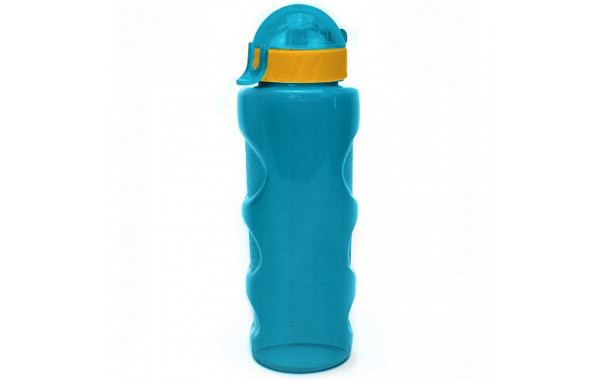 Бутылка для воды LIFESTYLE со шнурком, 500 ml., anatomic, прозрачно/морской зеленый КК0157 600_380