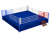 Ринг боксерский на подиуме Glav размер 7,3х7,3х1 м, боевая зона 6х6 м 5.300-8
