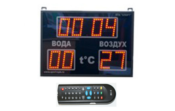 Часы-термометр СТ1.21-2td ПТК Спорт 017-2507 600_380
