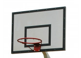 Щит баскетбольный тренировочный фанерный 120х90см на металлической раме Atlet IMP-A515