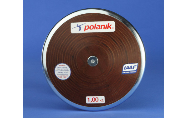 Диск универсальный из прочной клееной фанеры 2 кг. Polanik HPD11-2 Сертификат IAAF № I-11-0498 600_380