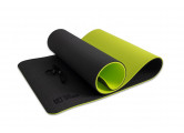 Коврик для йоги Original Fit.Tools FT-YGM10-TPE-BG 10 мм двухслойный TPE черно-зеленый