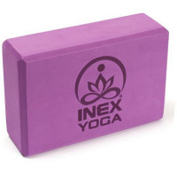 Блок для йоги Inex EVA 3" Yoga Block YGBK3-PL 23x15x7 см, сливовый