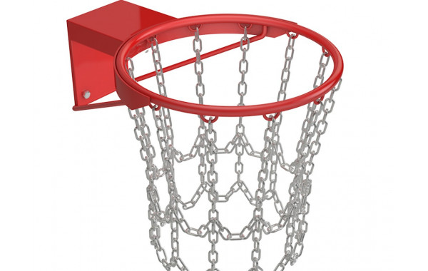 Кольцо баскетбольное Atlet антивандальное с сеткой из цепей IMP-A85 600_380