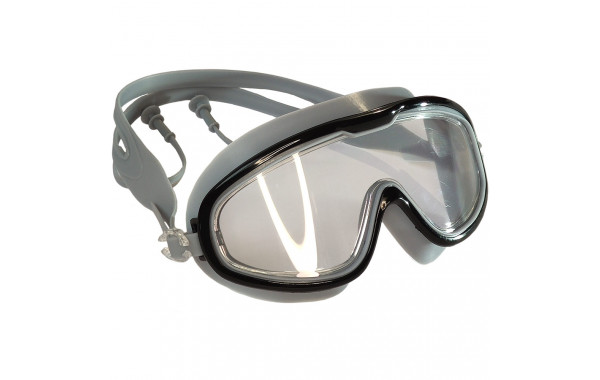 Очки полумаска для плавания взрослая (силикон) (серебро) Sportex E33161-1 600_380