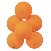 Мячи для настольного тенниса Atemi 2*, пластик, 40+, оранж., 6 шт., ATB201