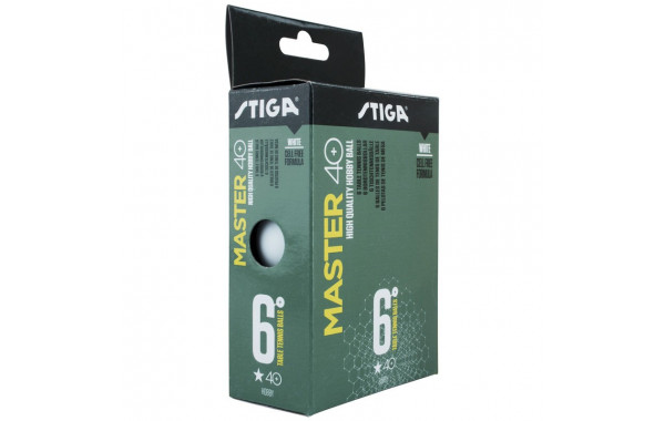 Мячи для настольного тенниса 6 шт. Stiga Master ABS 1* 1111-2410-06 600_380