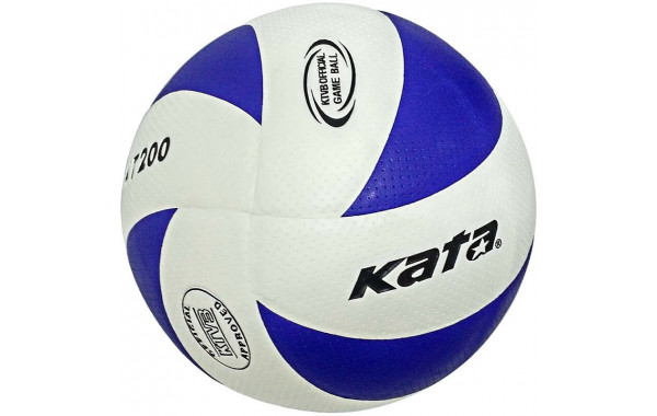 Мяч волейбольный Kata C33285 р.5 бело-синий 600_380