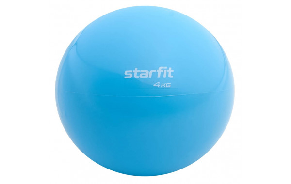 Медбол 4 кг Star Fit GB-703 синий пастель 600_380