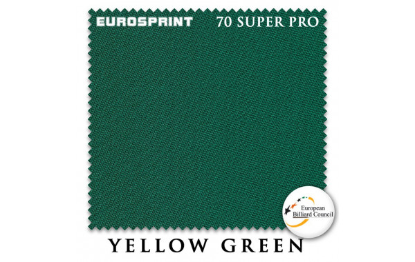 Сукно Eurosprint 70 Super Pro 198см Yellow Green 60М 600_380