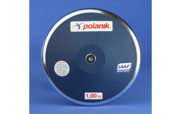 Диск соревновательный пластиковый 1,25 кг. Polanik CPD11-1,25 600_380