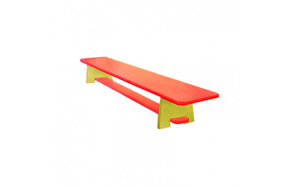 Скамейка для детского сада цветная 1000 мм Dinamika ZSO-002333 600_380
