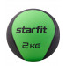 Медбол высокой плотности 2 кг Star Fit GB-702 зеленый 75_75