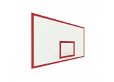 Щит баскетбольный игровой 180х105 фанера без рамы (разметка красная) Dinamika ZSO-002096