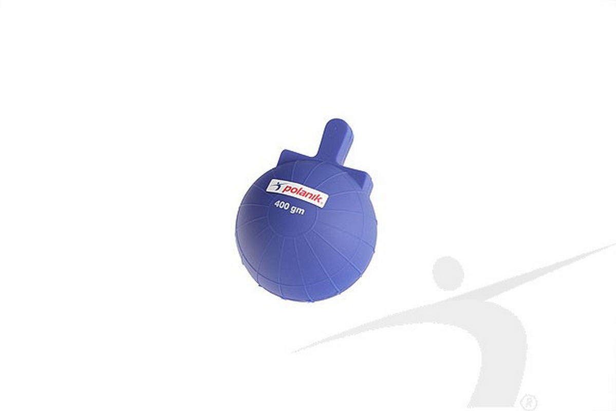 Мяч с рукояткой для тренировки метания, из ПВХ, 400 г Polanik JKB-0,4 1199_800