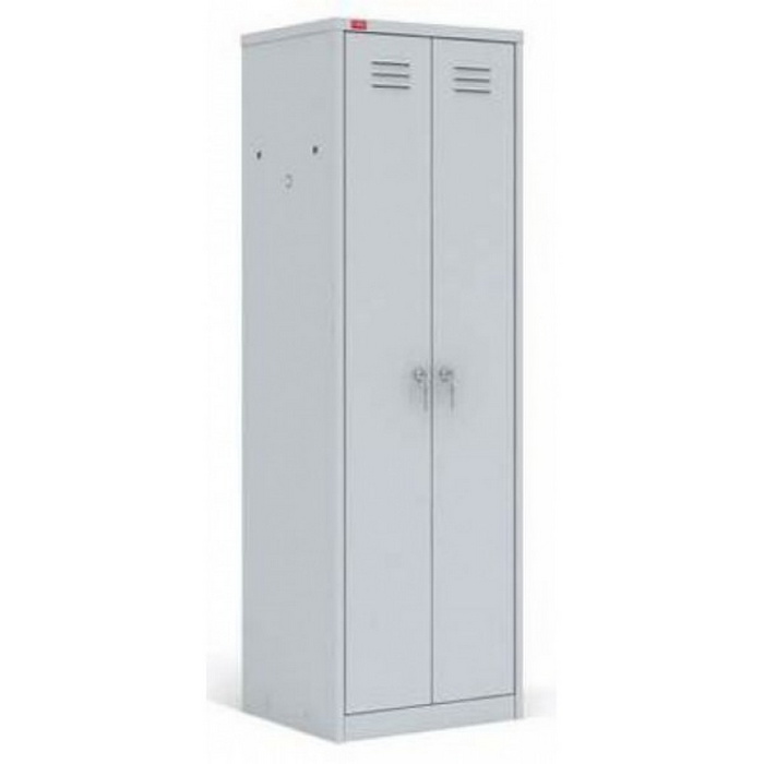 Шкаф металлический разборный 2-секционный для одежды СТ-АК 1860x600x500мм 700_700