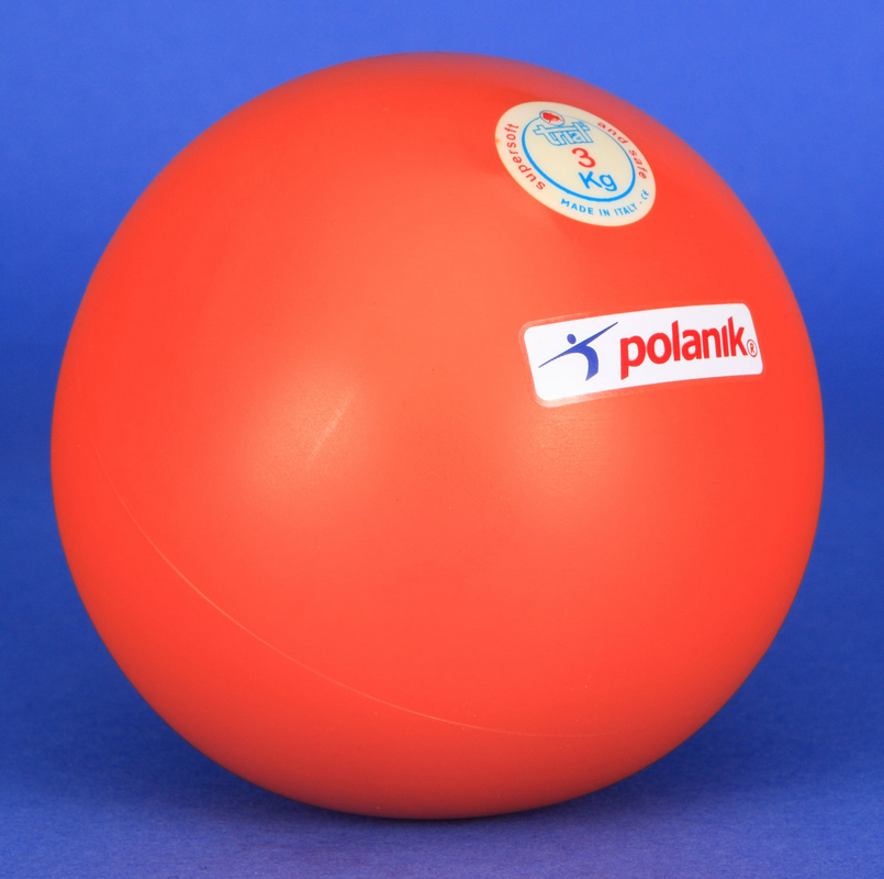 Ядро TRIAL, супер-мягкая резина, для тренировок на улице и в помещениях, 3,25 кг Polanik VDL32 805_800