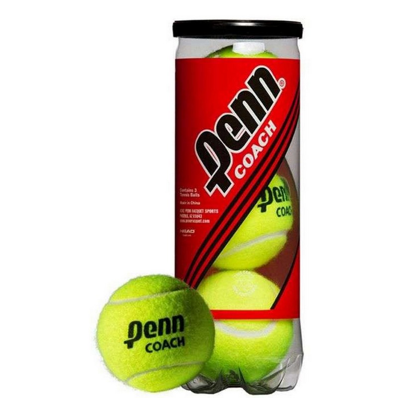 Мяч теннисный Head Penn Coach 3B 524306 3 шт желтый 800_800