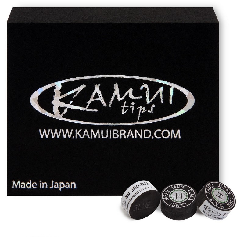 Наклейка для кия Kamui Black d14мм Hard 1шт 03104 800_800