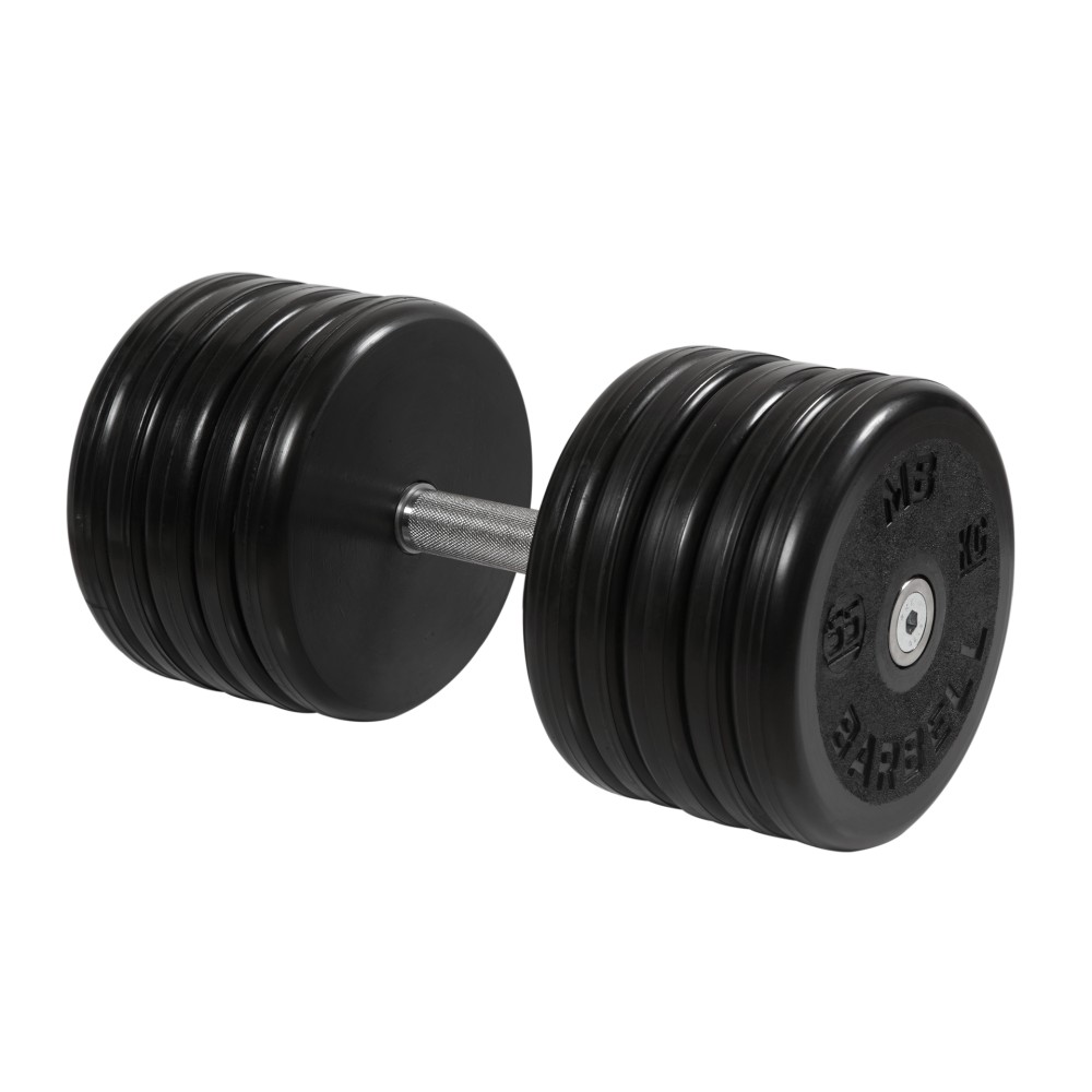 Гантель классик MB Barbell с вращающейся ручкой 55 кг MB-FdbEM-B55 1000_1000