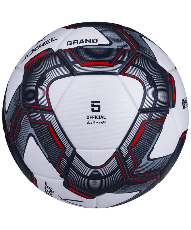 Мяч футбольный Jogel Grand р.5 белый 665_800