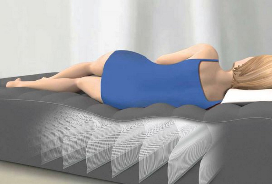 Надувная кровать Intex Comfort-Plush 99х191х46см, встроенный насос 220V 64412 1037_700