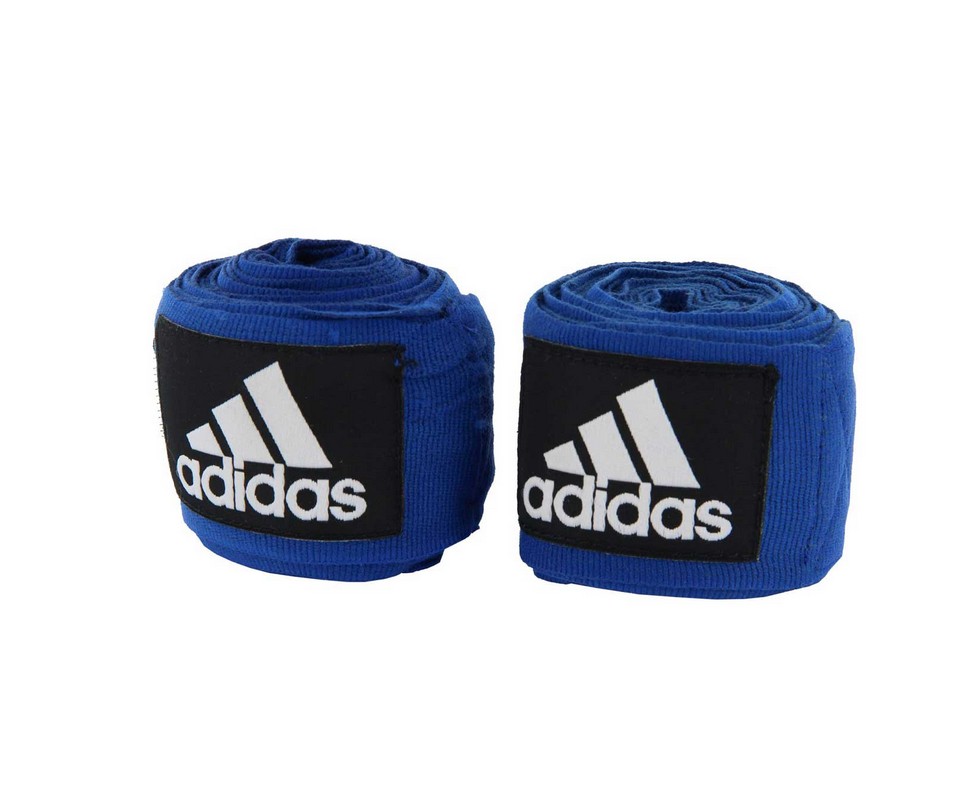 Бинты эластичные Adidas AIBA Rules Boxing Crepe Bandage (пара) adiBP031 синие 979_800