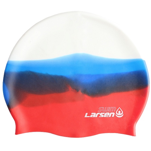 Шапочка плавательная Larsen MC41, силикон, Russia 500_500