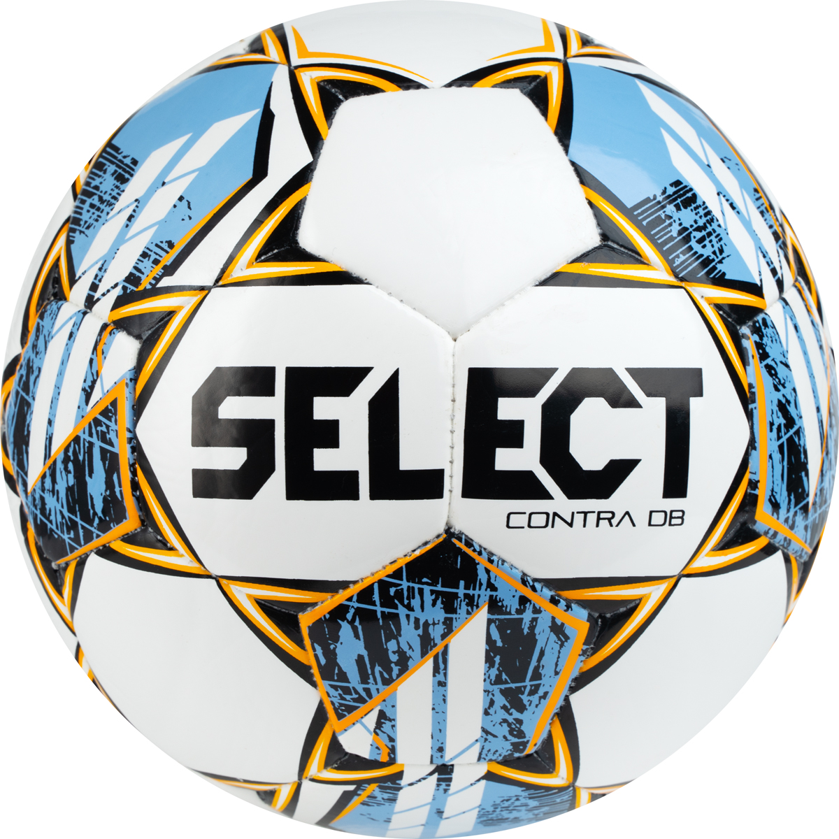 Мяч футбольный Select Contra DB V23, 0853160200, р.3, 32 пан, ПУ, гибрид.сш, бело-голубой 1200_1200