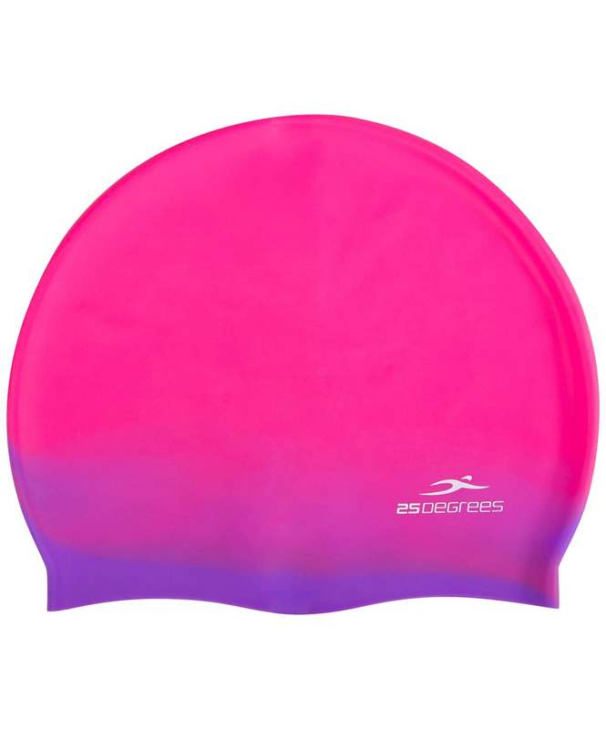 Шапочка для плавания 25DEGREES Relast Pink/Purple, силикон 665_800