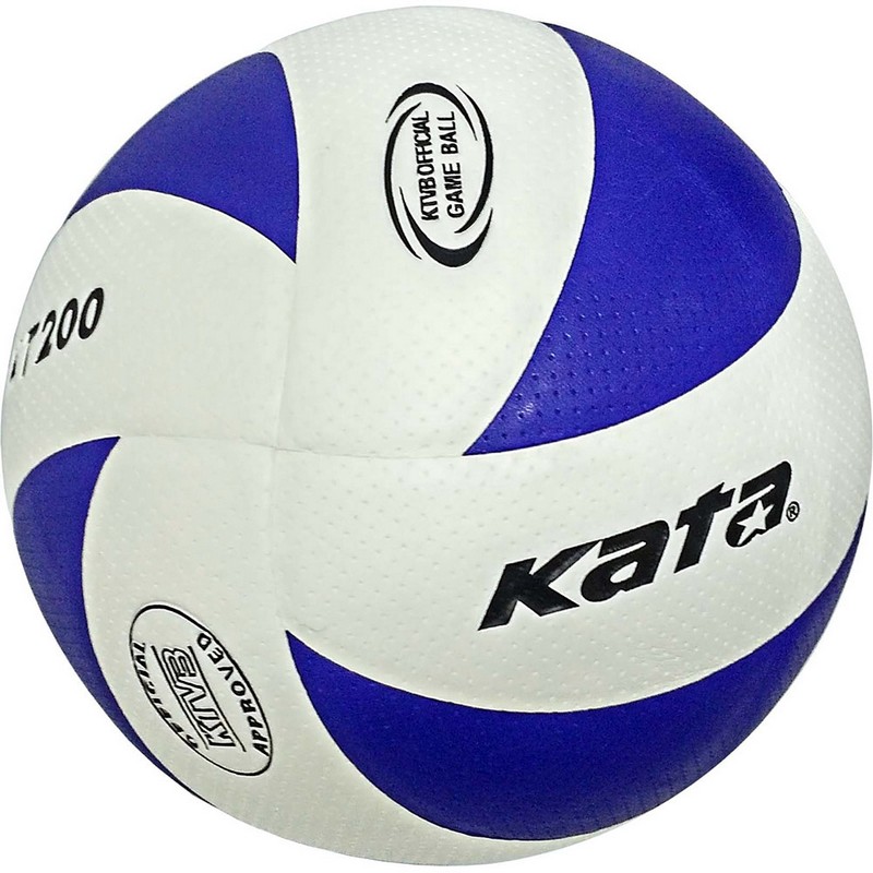 Мяч волейбольный Kata C33285 р.5 бело-синий 800_800