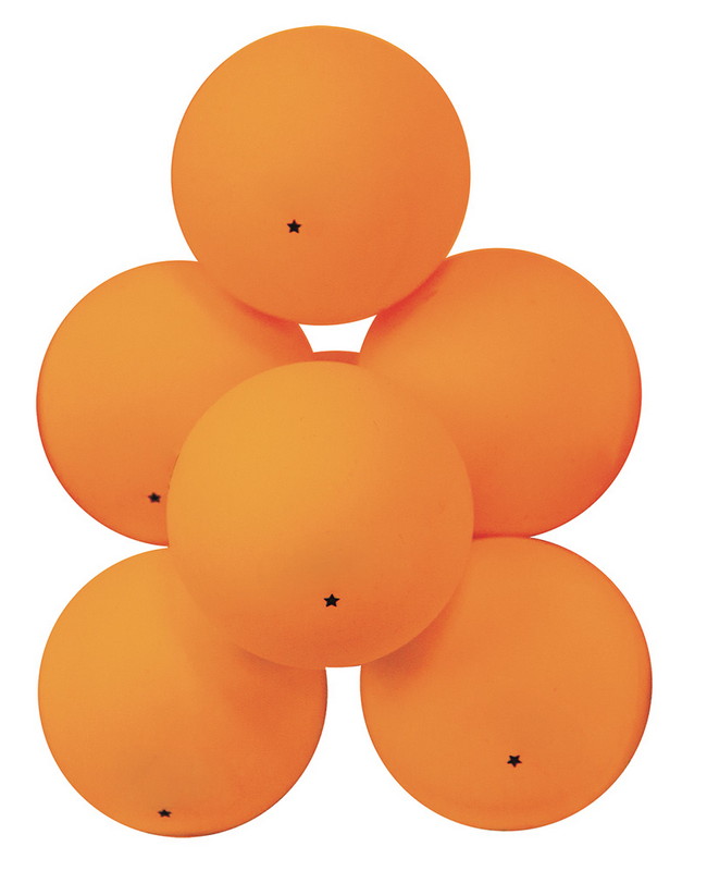 Мячи для настольного тенниса Atemi 1*, пластик, 40+, оранж., 6 шт., ATB101 650_800