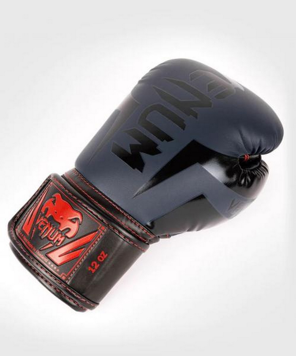 Перчатки Venum Elite 1392-575-10oz синий\черный\красный 998_1200