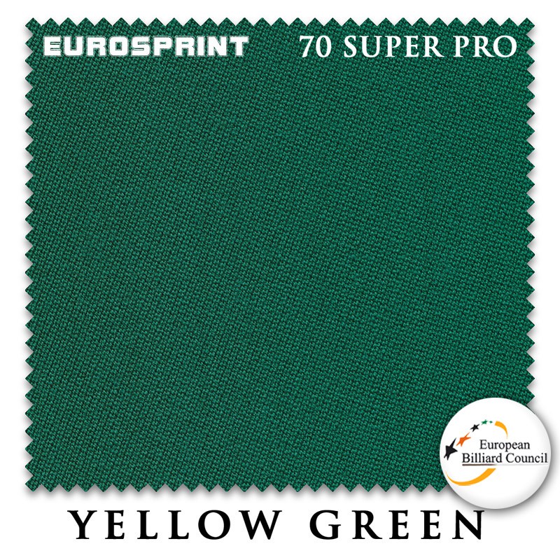 Сукно Eurosprint 70 Super Pro 198см Yellow Green 60М 800_800