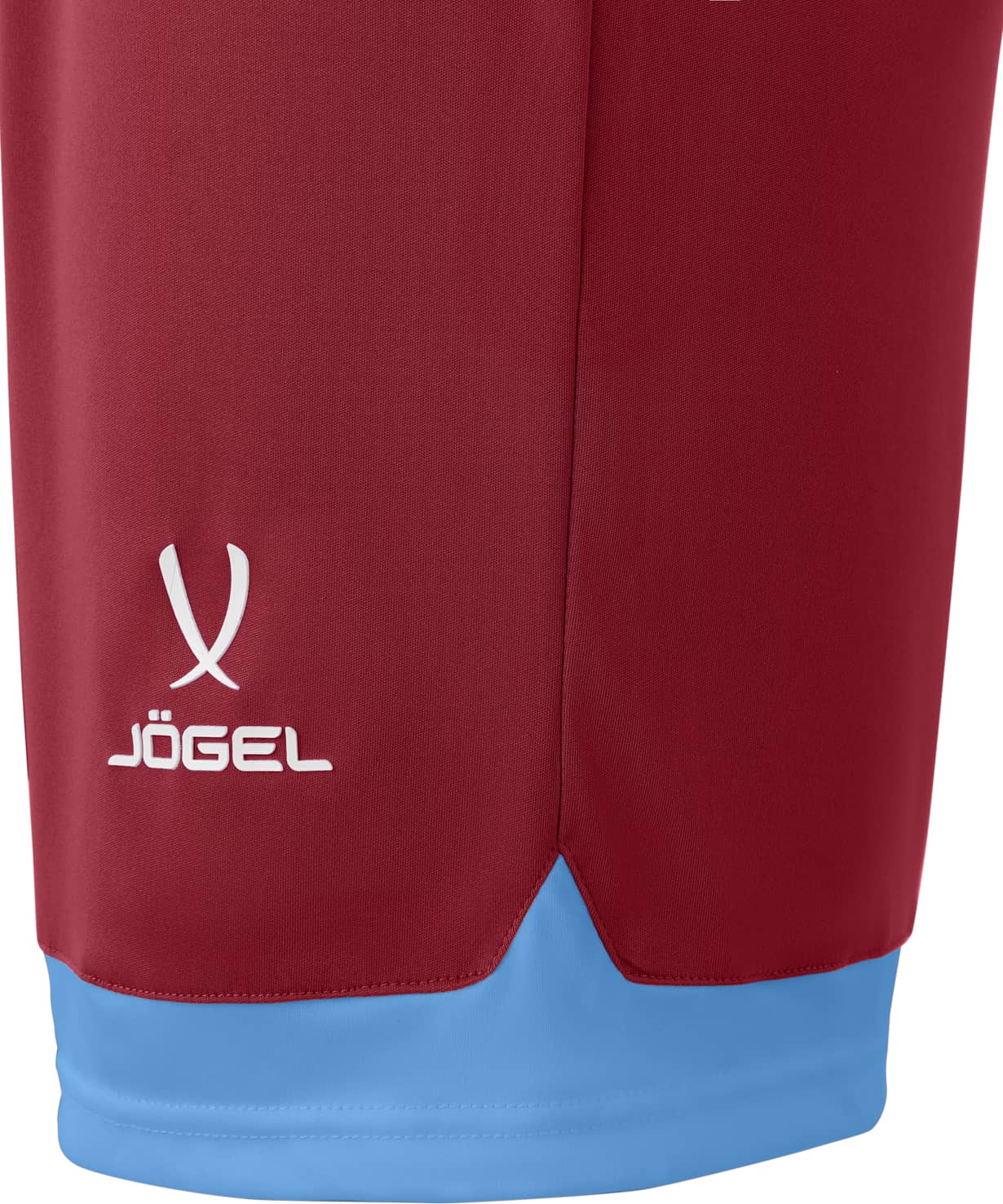 Шорты игровые Jogel DIVISION PerFormDRY Union Shorts, гранатовый-голубой-белый 1230_1476