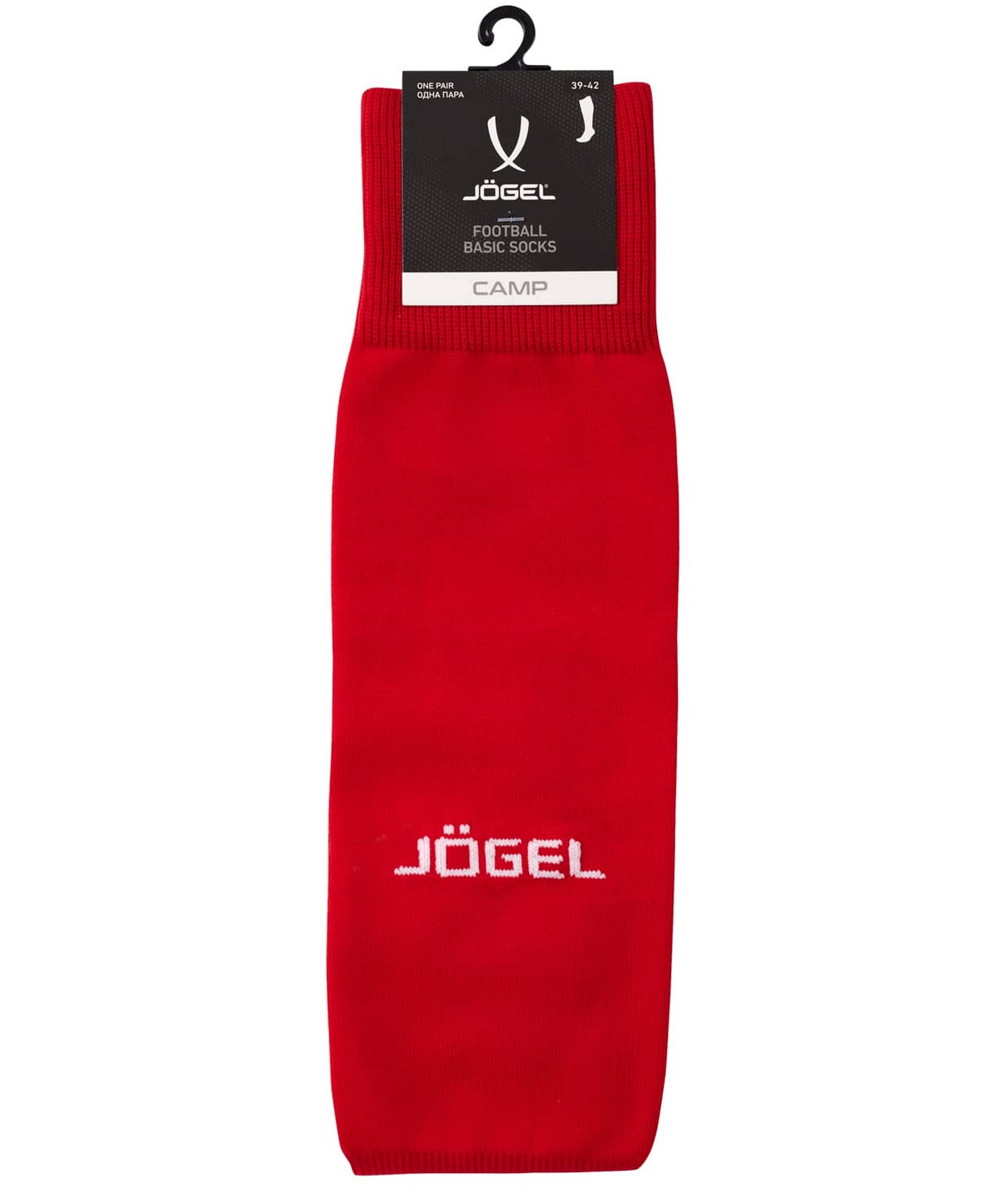 Гетры футбольные Jogel Camp Basic Socks, красный\серый\белый 1663_2000