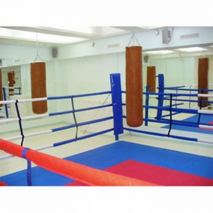 Ринг боксерский на растяжках Atlet 6х6 м, боевая зона 5х5 м, монтажная площадка 9х9 м IMP-A427 700_700
