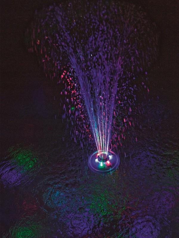 Плавающий фонтанчик с подсветкой Bestway 14 см 58493 600_800
