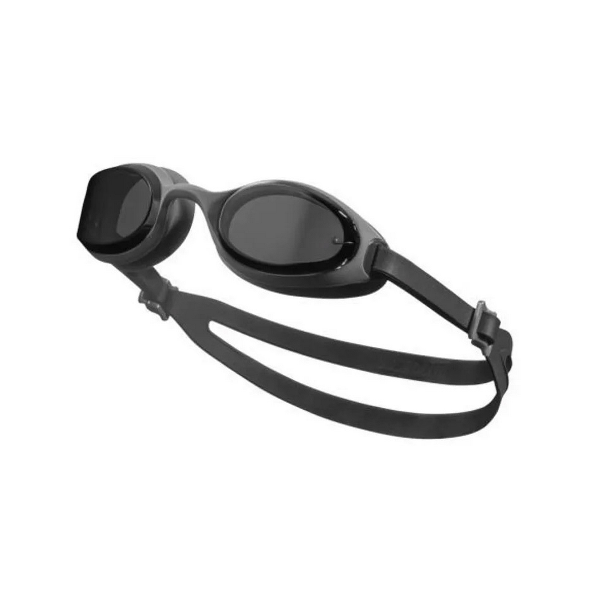 Очки для плавания ДЫМЧАТЫЕ линзы, нерегулир.пер., черная оправа Nike Hyper Flow NESSD132014 2000_2000