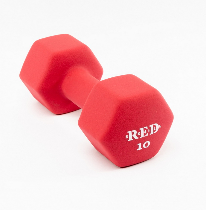 Гантель неопреновая RED Skill 10 кг 689_700