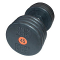 Гантель профессиональная хром/резина 45 кг. Iron King IK 500-45 120_120