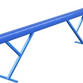 Бревно гимнастическое высокое мягкое L=3 м Glav 04.10.08-3 120_120