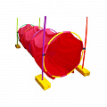 Тоннель детский игровой круглый Dinamika l2 м, с подставками (обручи,палки,кирпичики) ZSO-002921 120_120